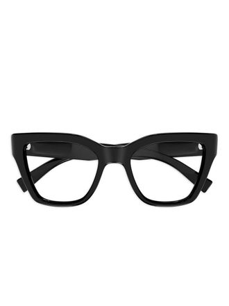 Saint Laurent Eyewear Zonnebril met cat-eye montuur - Zwart