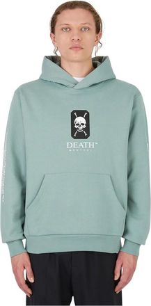 DEATH Cigarettes Death Hooded Sweatshirt - Heren - Hoodies - Groen - M - Katoen - Hoodies & sweatvesten