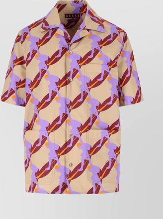 Gucci cotton printed shirt