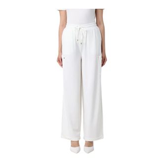 Liu Jo Wide Trousers, female, White, Size: 2XS Pantalone in felpa