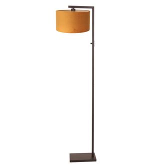 Steinhauer Steinhauer - L&aacute;mpara De Pie - Stang - Marr&oacute;n - Metal Textil