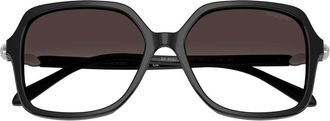 Swarovski Zonnebril met vierkante montuur - Dames - Zonnebrillen - Zwart - 56 MM - Accessoires