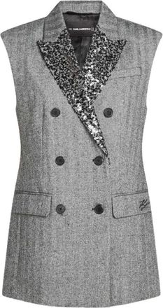 Karl Lagerfeld Mujer, Chaquetas, Gris, Talla: M