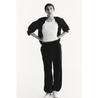H&M Loose-fit Joggers in Black at Nordstrom, Size X-Small