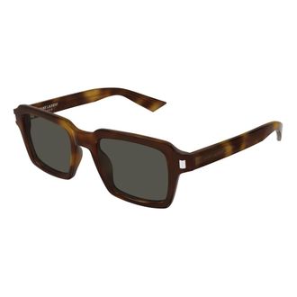 Saint Laurent SL 947 Zonnebril - Heren - Accessoires - Bruin - Maat: 50 MM Nylon