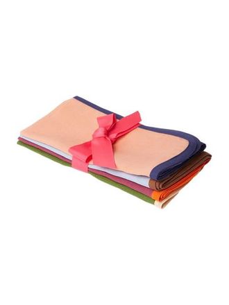 La DoubleJ Large Napkins Set Of 4 (45X45) Rainbow Mixed Multicolor at Nordstrom