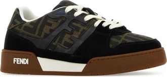 Fendi Womens Match Sneaker Black