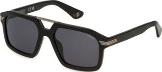 Police Mens SPLP28 56 0700 Sunglasses - Black - One Size