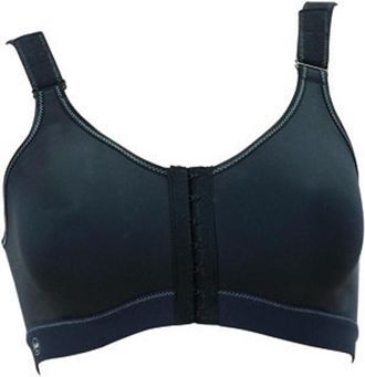 Anita Womens Active Front Close Sports Bra - Black - Size 36D