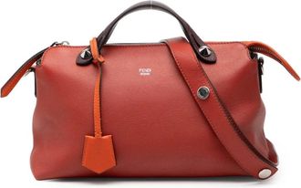 Fendi Pre-owned Handbags, female, Red, Size: ONE SIZE Pre-owned Leather Handbag