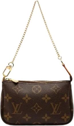 Louis Vuitton Pre-owned Mini Bags, female, Brown, Size: ONE SIZE Pre-owned Mini Pochette Accessoires