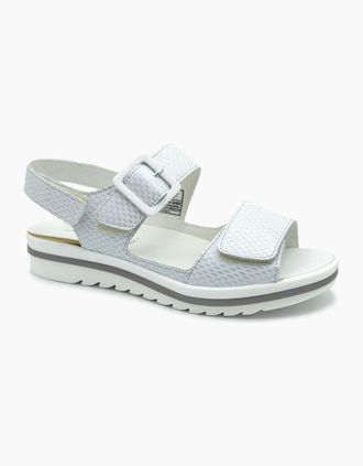 Waldl&auml;ufer Womens HAKURA 351013 LADIES SANDAL - White - Size: 6.5