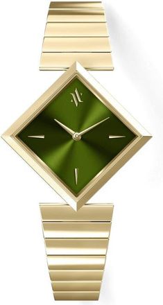 Vanna Luna Watch in Green Sunray-Gold at Nordstrom
