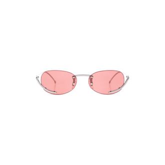 Diesel Ovale Zonnebril - unisex - Zonnebrillen - Roze - 53 MM - Accessoires