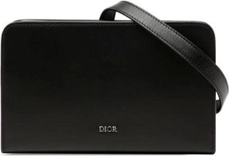 Dior Pre-owned Belt Bags, female, Black, Size: ONE SIZE Pre-owned Vintage Crossbody Bag