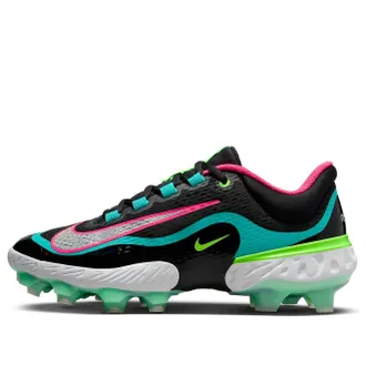 Nike Alpha Huarache Elite 4 Low MCS Black Teal Pink FQ7724-001