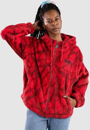Vitriol Axel Full Fleecejacke shattered red