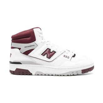 New Balance Sneakers, male, White, Size: 13 1/2 US 650 Hi-Top Sneakers