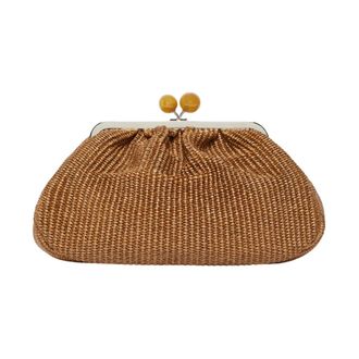 Max Mara Clutches, female, Brown, Size: ONE SIZE Pasticcino Bag Medium Clutch