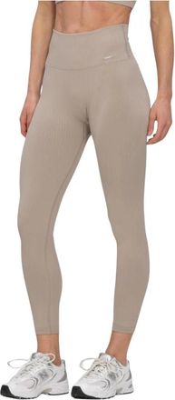 Aim'n Fitness, Dames, Beige, XS, Polyester, Rib Seamless Legging