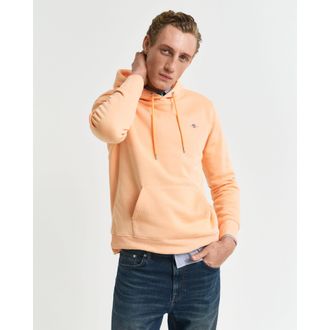 GANT Mens Gant Regular-Fit Shield Hoodie in Orange