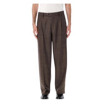 Mfpen Heren, Broeken, Bruin, Maat: XL Wol