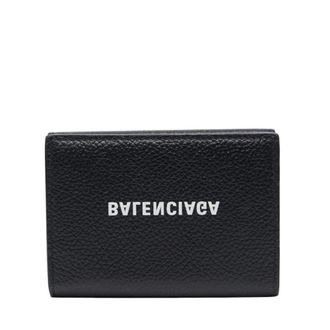 Balenciaga Black Leather Wallet (Tri-Fold) (Pre-Owned)