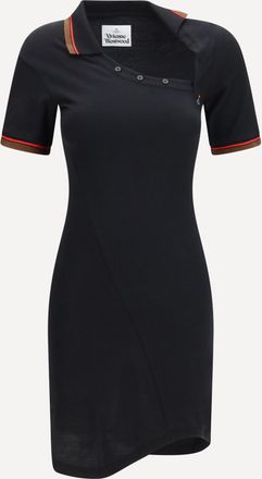 Vivienne Westwood Glory cotton piqu&eacute; Polo Dress Female S