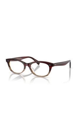 Oliver Peoples 51mm Square optical glasses in Red at Nordstrom