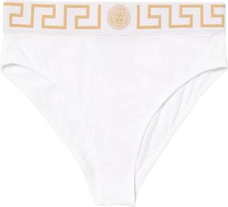 Versace Luxe Zwarte Medusa Briefs - Dames - Onderbroek - Wit - L - Katoen - Ondergoed