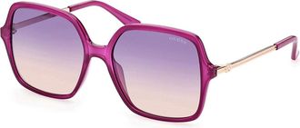 Guess GU7845 81Z Womens Sunglasses Purple Size 57