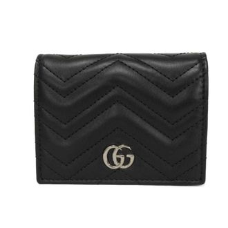 Gucci Black Quilting Leather Wallet (Bi-Fold) (Pre-Owned)