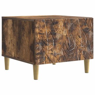 vidaXL Mesa De Centro Roble Ahumado 50 X 49 X 40 Cm Vidaxl