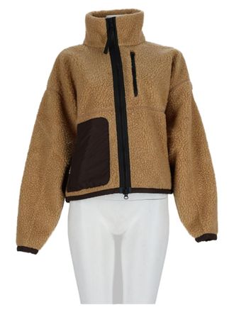 Canada Goose Powder Wool-Blend Teddy Cropped Jacket