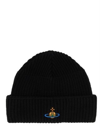 Vivienne Westwood Beanie Hat With Logo