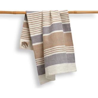 Sustainable Threads Elora Handspun & Handwoven Kitchen Towels - Set of 2 in Pebble at Nordstrom