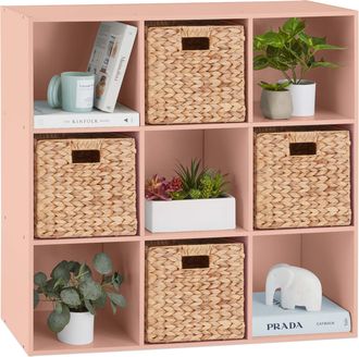 Best Choice Products 9-Cube Storage Organizer, 11in Shelf Opening, Bookcase w/ 3 Removable Back Panels