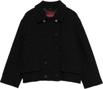 Gucci Jack met dubbele rij knopen - Zwart