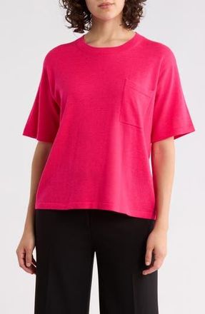 Halogen Pocket T-Shirt in Watermelon Crush at Nordstrom Rack, Size X-Small