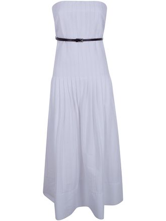 Semicouture Brassiere Popeline Cotton Dress