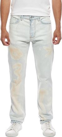 Hudson Wes Bleached Cloud Classic Straight Jean