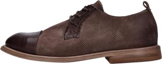 A.S.98 Lederen en su&egrave;de veterschoenen - Heren - Veterschoenen - Bruin - 41 EU - Su&egrave;de - Schoenen