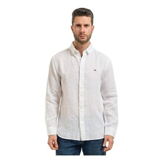 Tommy Hilfiger Heren, Overhemden, Wit, Maat: S