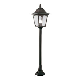Netlighting Chapel 1 Light Outdoor Post Lantern Black IP44 E27