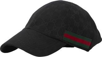Gucci Black Logo Baseball Cap