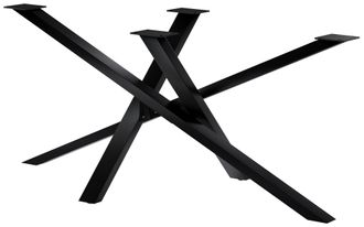 Clp Clp - Patas De Mesa Finney Negro 160x80x72 Cm