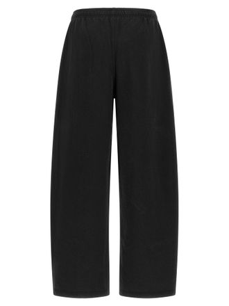 Alexander Wang Logo-Print Cotton Joggers - Black