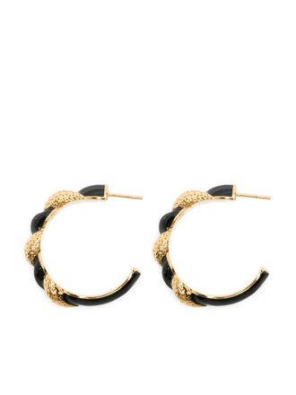 Aur&eacute;lie Bidermann Tempta oorbellen met textuur - Goud