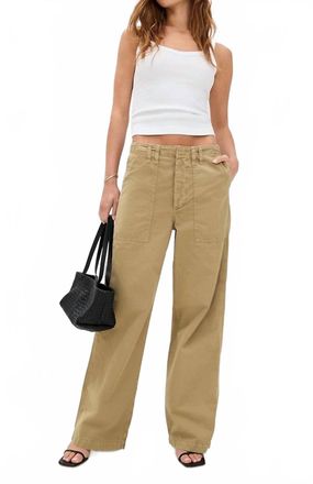 A Gold E Yuna Utility Pants In Crocodile