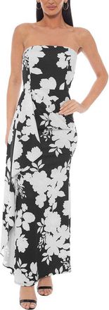 OLEG CASSINI Printed Maxi Dress